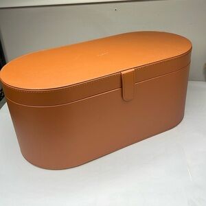 Dyson Airwrap Styler Storage Hard Tan Leather Case